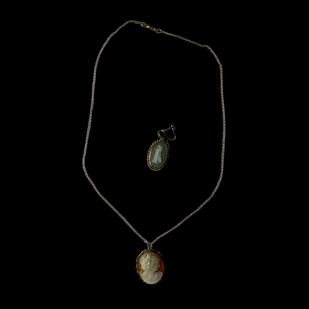 Vintage cameo jewelry